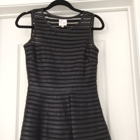 Parker Leather and Mesh Dress - Picture 4 of 11